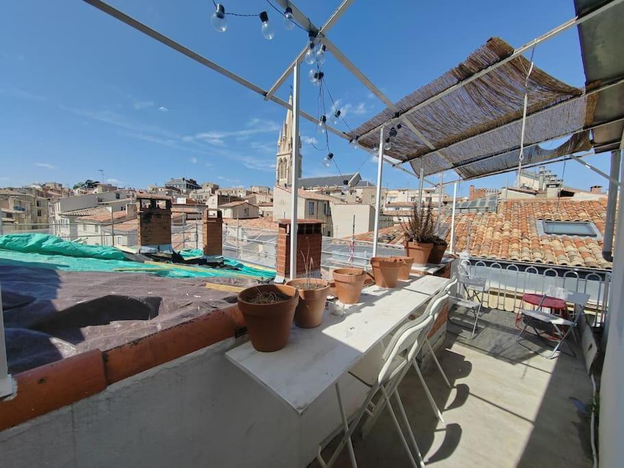Superbe T3 Terrasse Avec Vue Centre Historique Apartman Montpellier Kültér fotó